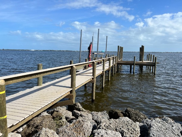 top-notch dock pilings