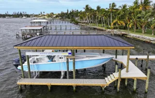 Boat House Installation Project - Melbourne Beach, FL - (10)