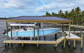 Boat House Installation Project - Melbourne Beach, FL - (9)