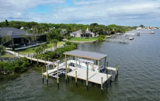 Dock piling installation contractor in Melbourne, Florida