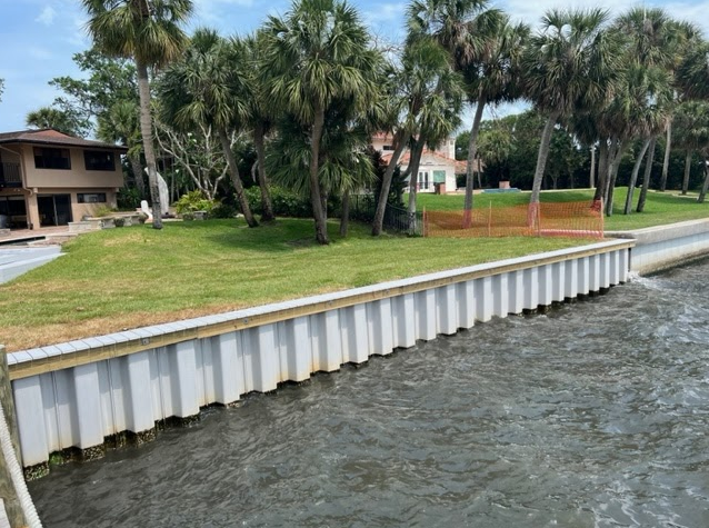 seawalls in Melbourne Beach