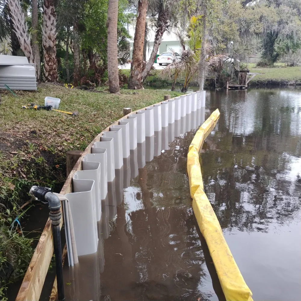 Seawall Construction Project in Melbourne, Florida – (12) Seawall construction contractor in Melbourne, FL and surrounding areas